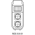 Rozvodná krabice ROS 5/X bez jističů - 01