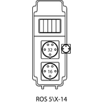 Щиток розпридільчий ROS5\Х без захисних елементів - 14