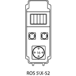 Steckdosenverteiler ROS 5\X ohne Absicherungen - 52