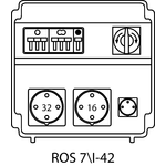 Rozdzielnica ROS 7\I z zabezpieczeniami - 42