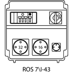 Rozdzielnica ROS 7\I z zabezpieczeniami - 43