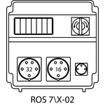 Distribution board ROS 7\X without protection - 2