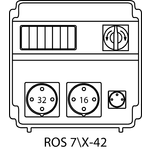 Rozdzielnica ROS 7\X bez zabezpieczeń - 42