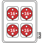 SLIM distribution board - 1600