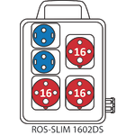 SLIM distribution board with a handle - 1602DS