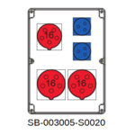 Rozdzielnica przenośna SB-003005 - Wykonanie
