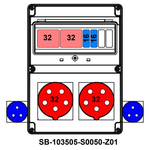 Rozdzielnica przenośna SB-103505 - Виконання