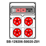 Rozdzielnica przenośna SB-129206 - Виконання