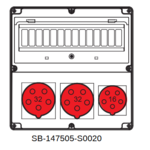Rozdzielnica przenośna SB-147505 - Виконання