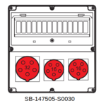 Rozdzielnica przenośna SB-147505 - Виконання
