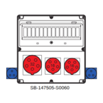 Rozdzielnica przenośna SB-147505 - Виконання