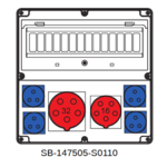 Rozdzielnica przenośna SB-147505 - Виконання