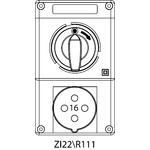 Instalační souprava ZI2 se spínačem 0-I - 22\R111