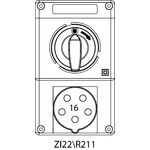 Instalační souprava ZI2 se spínačem 0-I - 22\R211