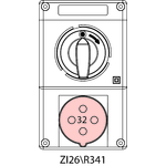 Instalační souprava ZI2 se spínačem 0-I - 26\R341