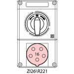 Устройство вводно-распределительное ZI2 с переключателем L-0-P - 26\R221