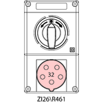 Zestaw instalacyjny ZI2 z rozłącznikiem L-0-P - 26\R461