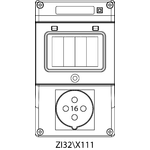 Montageset ZI3 ohne Absicherungen - 32\X111