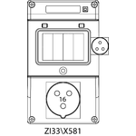 Montageset ZI3 ohne Absicherungen - 33\X581