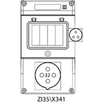 Montageset ZI3 ohne Absicherungen - 35\X341