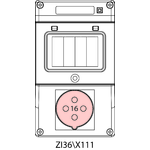 Montageset ZI3 ohne Absicherungen - 36\X111