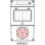 Instalační souprava ZI3 bez pojistek - 36\X211