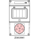 Montageset ZI3 ohne Absicherungen - 36\X441