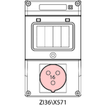 Montageset ZI3 ohne Absicherungen - 36\X571