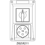 Instalační souprava ZI se spínačem 0-I - 02\R211