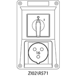 Instalační souprava ZI se spínačem 0-I - 02\R571