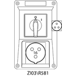 Instalační souprava ZI se spínačem 0-I - 03\R581