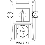Instalační souprava ZI se spínačem 0-I - 04\R111