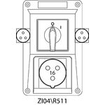 Zestaw instalacyjny ZI z rozłącznikiem 0-I - 04\R511