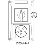 Instalační souprava ZI se spínačem 0-I - 05\R441