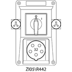 Instalační souprava ZI se spínačem 0-I - 05\R442
