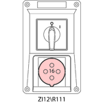 Instalační souprava ZI se spínačem 0-I - 12\R111