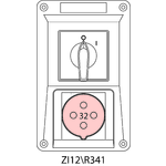 Instalační souprava ZI se spínačem 0-I - 12\R341