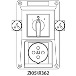 Instalační souprava ZI se spínačem L-0-P - 05\R362