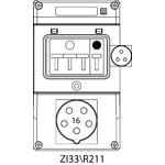 Instalační souprava ZI3 s jističem - 33\R211