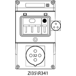 Instalační souprava ZI3 s jističem - 35\R341