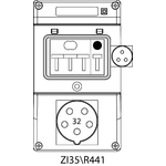 Instalační souprava ZI3 s jističem - 35\R441