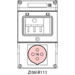 Instalační souprava ZI3 s jističem - 36\R111