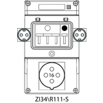 Instalační souprava ZI3 s jističem (SCHUKO) - 34\R111-S
