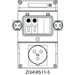 Instalační souprava ZI3 s jističem (SCHUKO) - 34\R511-S