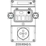 Instalační souprava ZI3 s jističem (SCHUKO) - 35\R342-S