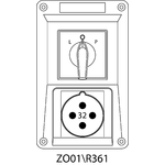 Switch receptacle ZO - 01\R361