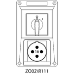 Switch receptacle ZO - 02\R111
