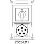 Switch receptacle ZO - 02\R211