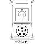 Switch receptacle ZO - 02\R221