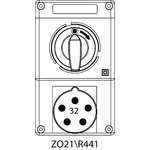 Zestaw odbiorczy ZO z rozłącznikiem - 21\R441